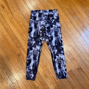 Lululemon Wunder Under High Rise Floral Leggings